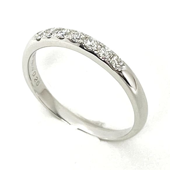 値下げ！MIKIMOTO ミキモト ダイヤ リング PT950 7Pダイヤモンド0.25ct