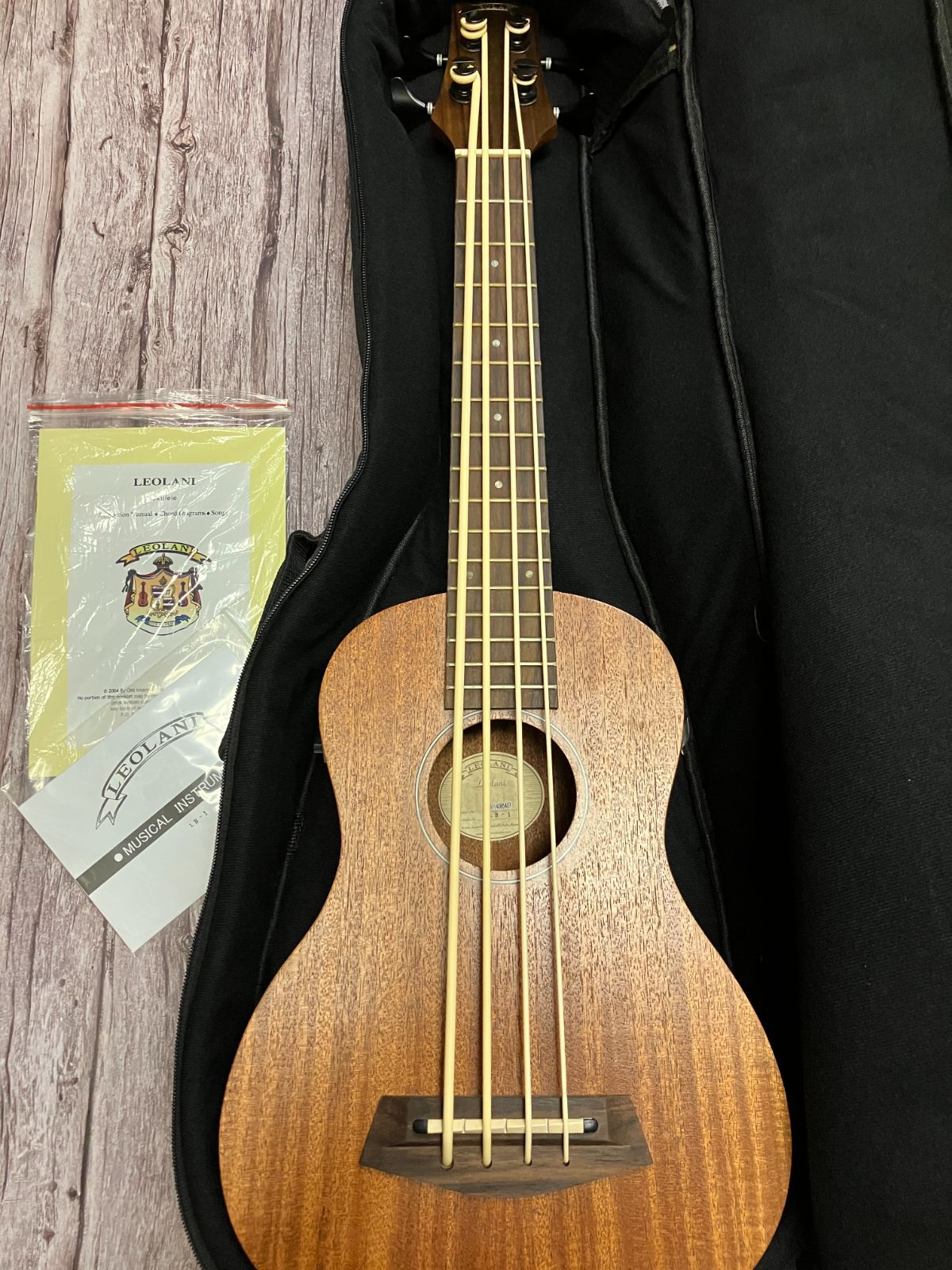 プリアンプ搭載 LEOLANI レオラニ LB-1 ウクレレベース - メルカリ