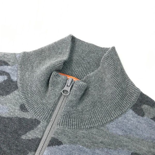 BEAMS GOLF ビームスゴルフ ニット ジップジャケット 迷彩柄 カモフラ