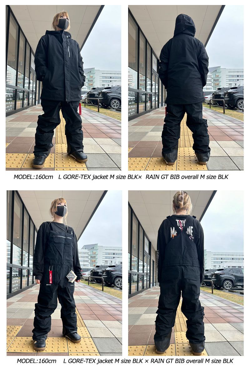 23-24 VOLCOM/ボルコム RAIN GORE-TEX BIB overall メンズ レディース