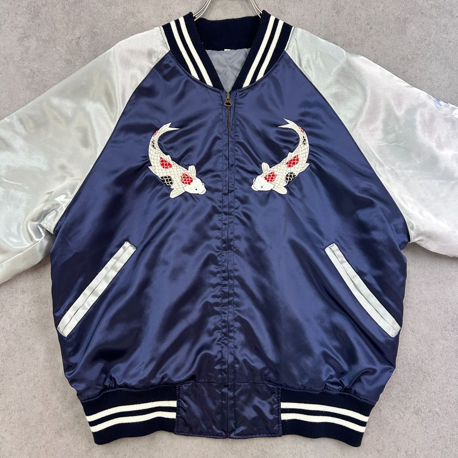 プリンス商会 横須賀 ドブ板 鯉 刺繍 職人 トップス 長袖 スカジャン