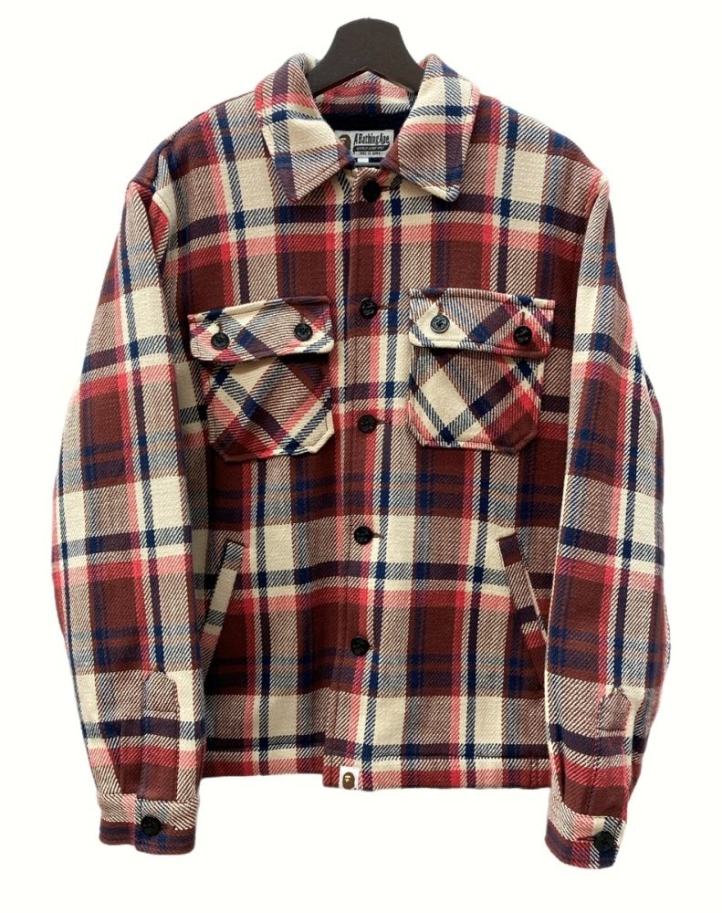 アベイシングエイプ A BATHING APE 23AW BAPE CHECK CPO JACKET ベイプ
