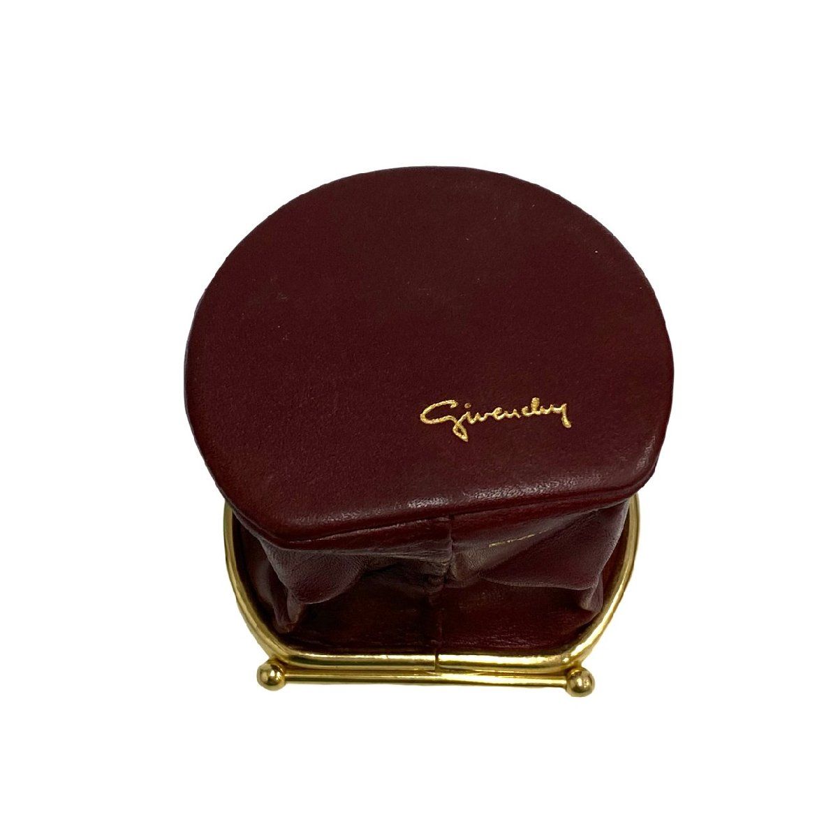 極 美品 希少品 GIVENCHY ジバンシィ ジバンシー 4G ロゴ 金具 レザー