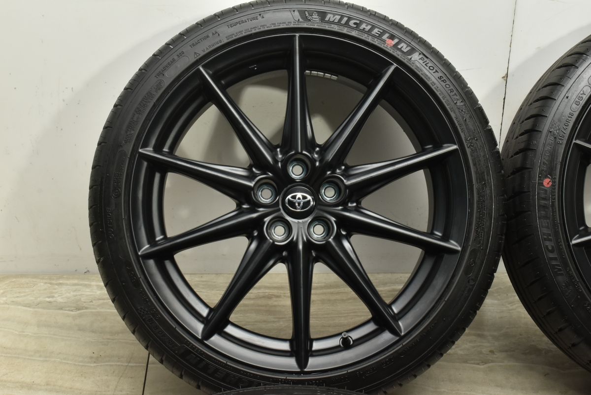 2024年製 新車外し】トヨタ GR86 RZ 純正 18in 7.5J +48 PCD100