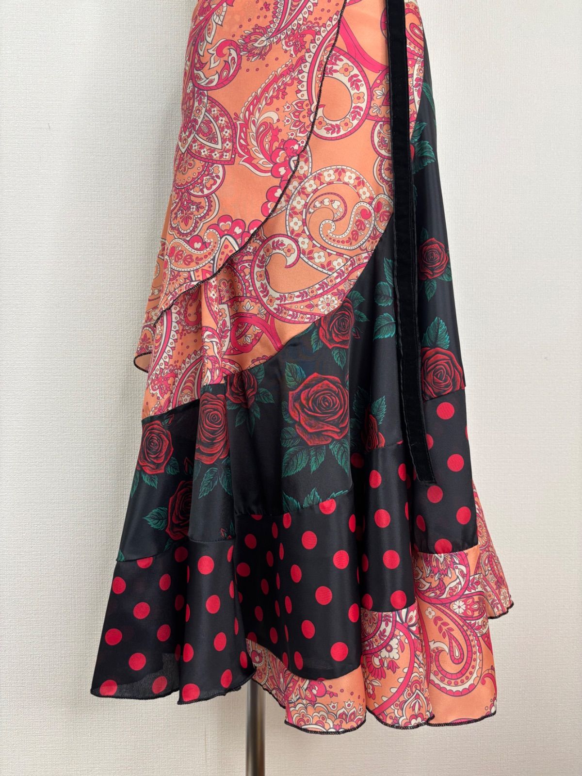 ☆フラメンコ アトリエあいあい ラップファルダ 巻きスカート