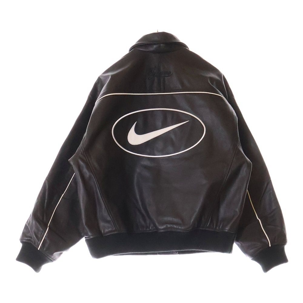 SUPREME (シュプリーム) 25SS ×NIKE LEATHER VARSITY JACKET ナイキ