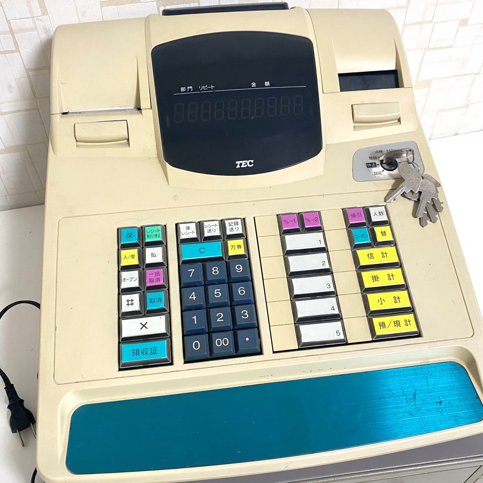 カシオレジスター SR-S4000 スマホ連携Bluetooth 987654 カシオ