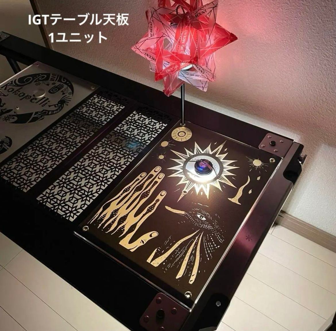 ⭕️IGTテーブル アクリル天板 1ユニット 収納袋付 ランタンポール付き