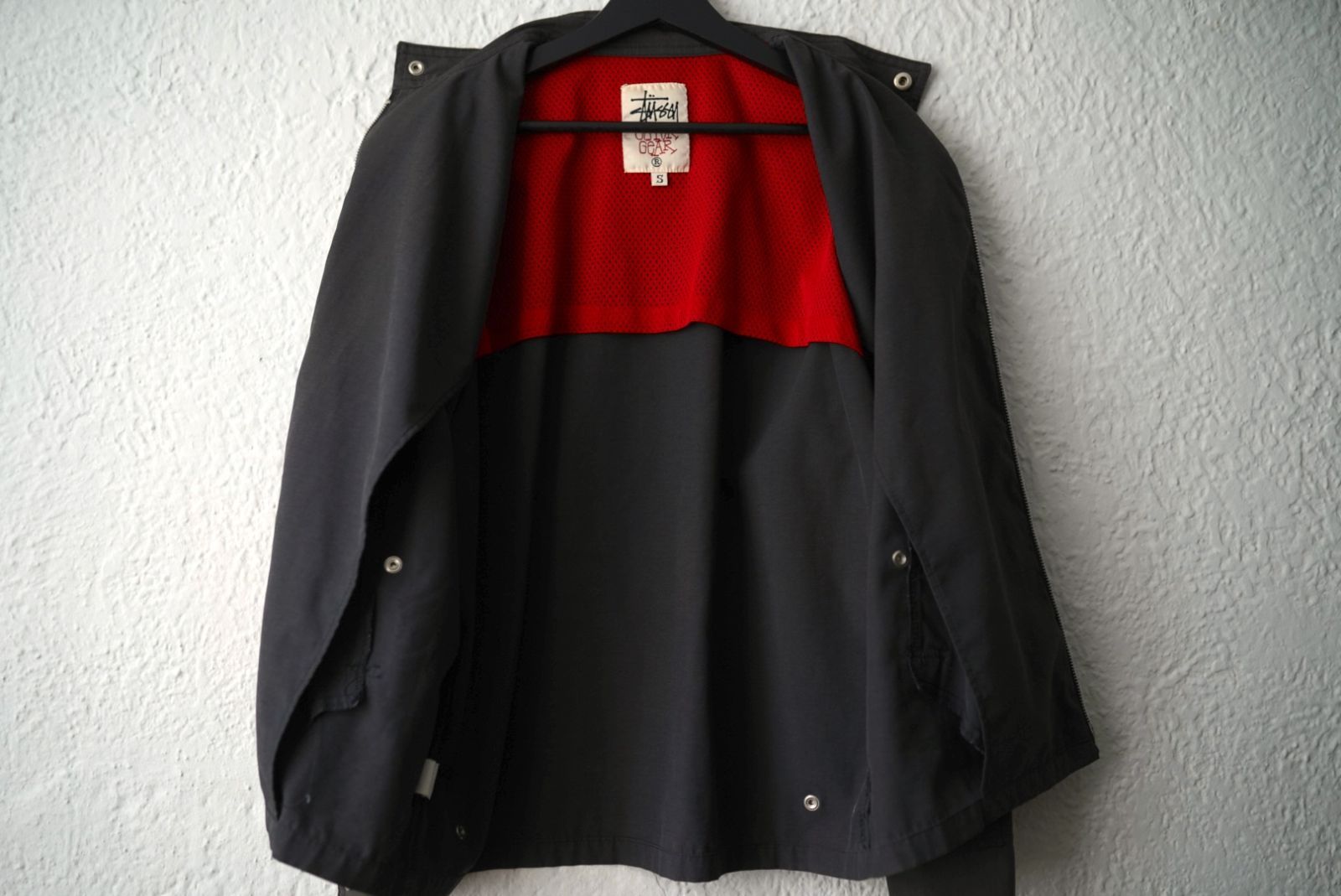 1990's 白タグ OLD STUSSY OUTER GEAR ナイロンブルゾンジャケット