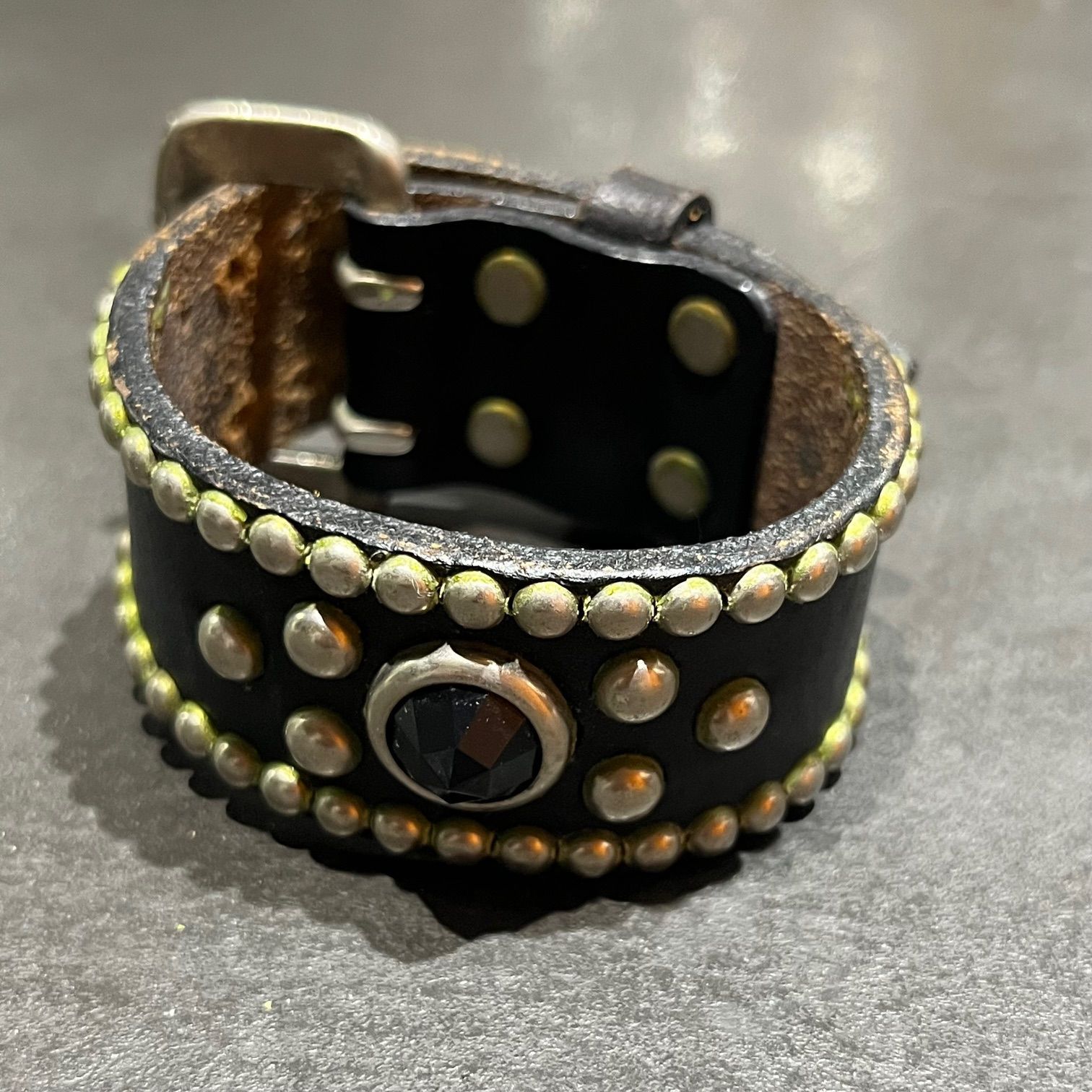 celt&cobra WOLF'S HEAD コラボ スタッズ レザー ブレスレット ケルト