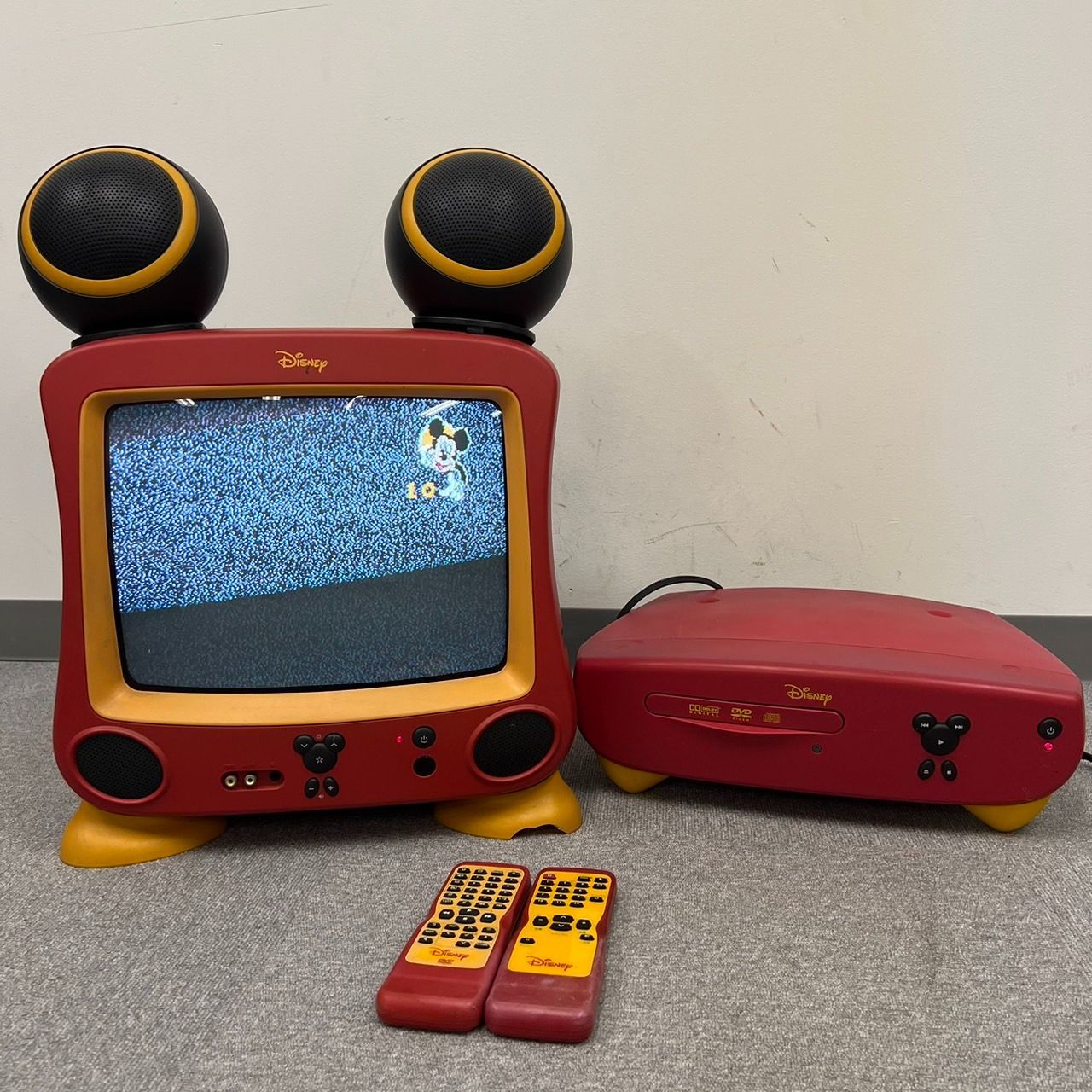 CH Y813-CH15-97 Disney ディズニー DTV-1400J-C ブラウン管テレビ