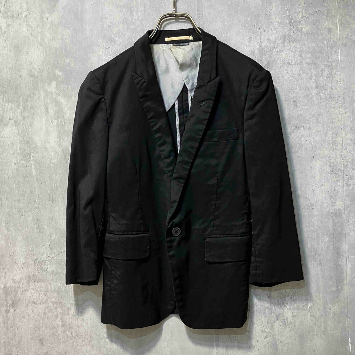 08ss COMME des GARCONS HOMME PLUS ポリ縮1Bジャケット Sサイズ