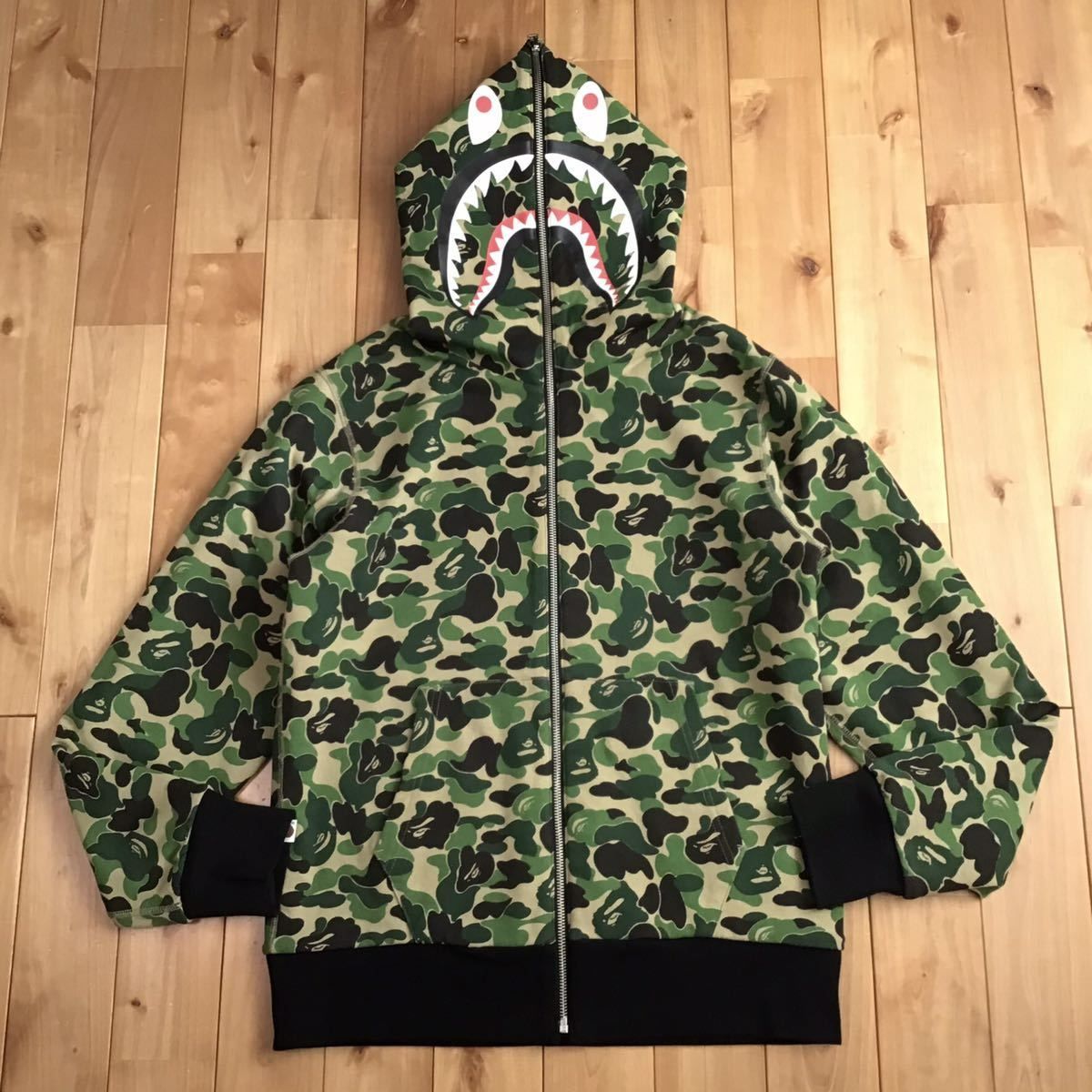 ☆リバーシブル☆ シャーク パーカー Mサイズ ABC camo reversible
