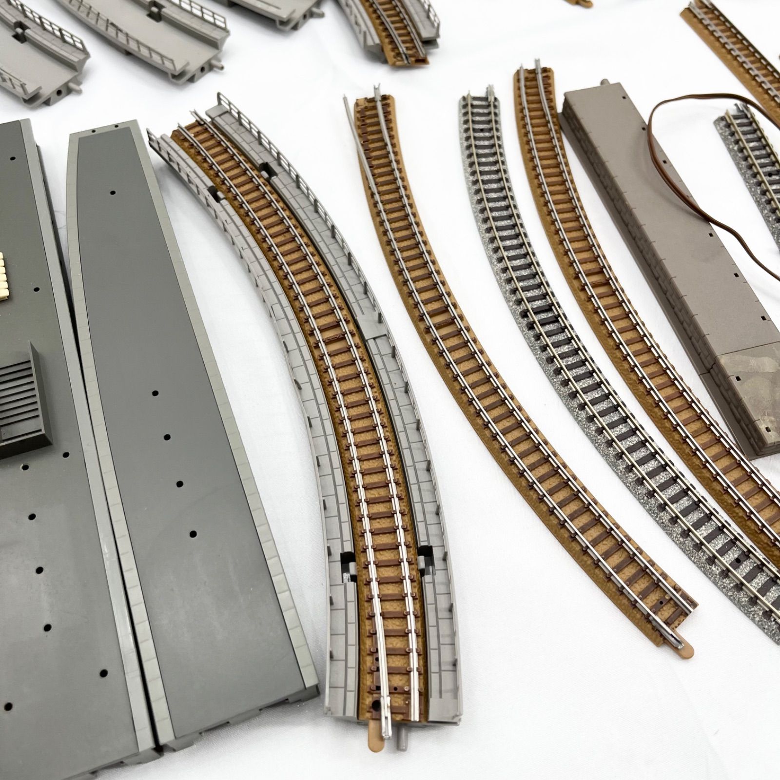 鉄道模型 レールセット 現状品 Nゲージ TOMIX? KATO? 曲線 直線 複線