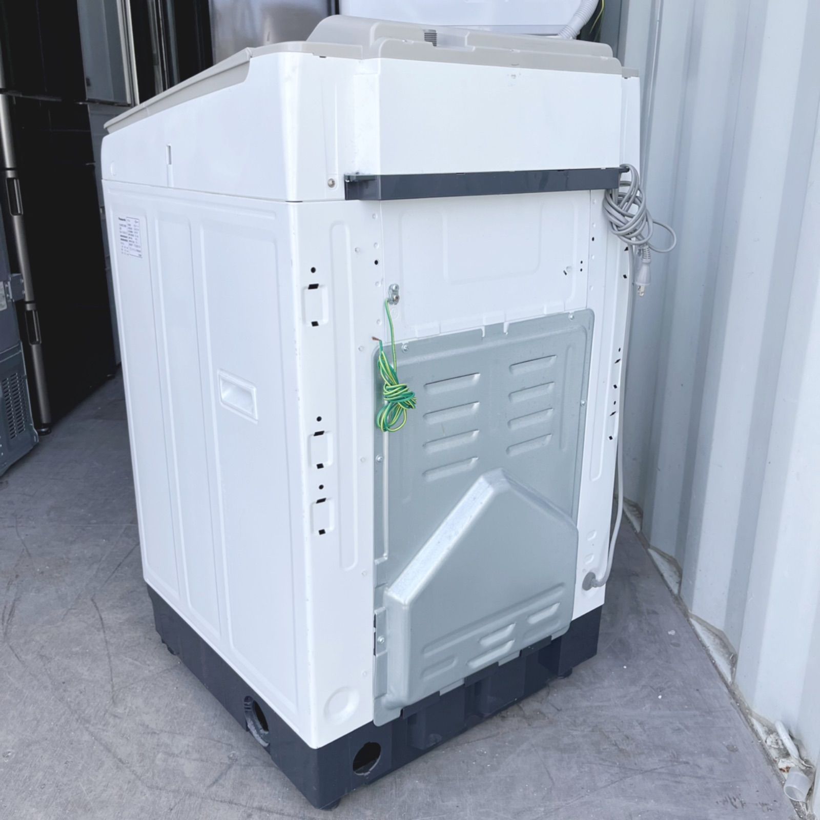 取付無料！パナソニックインバーター搭載高性能おしゃれブラウン8kg