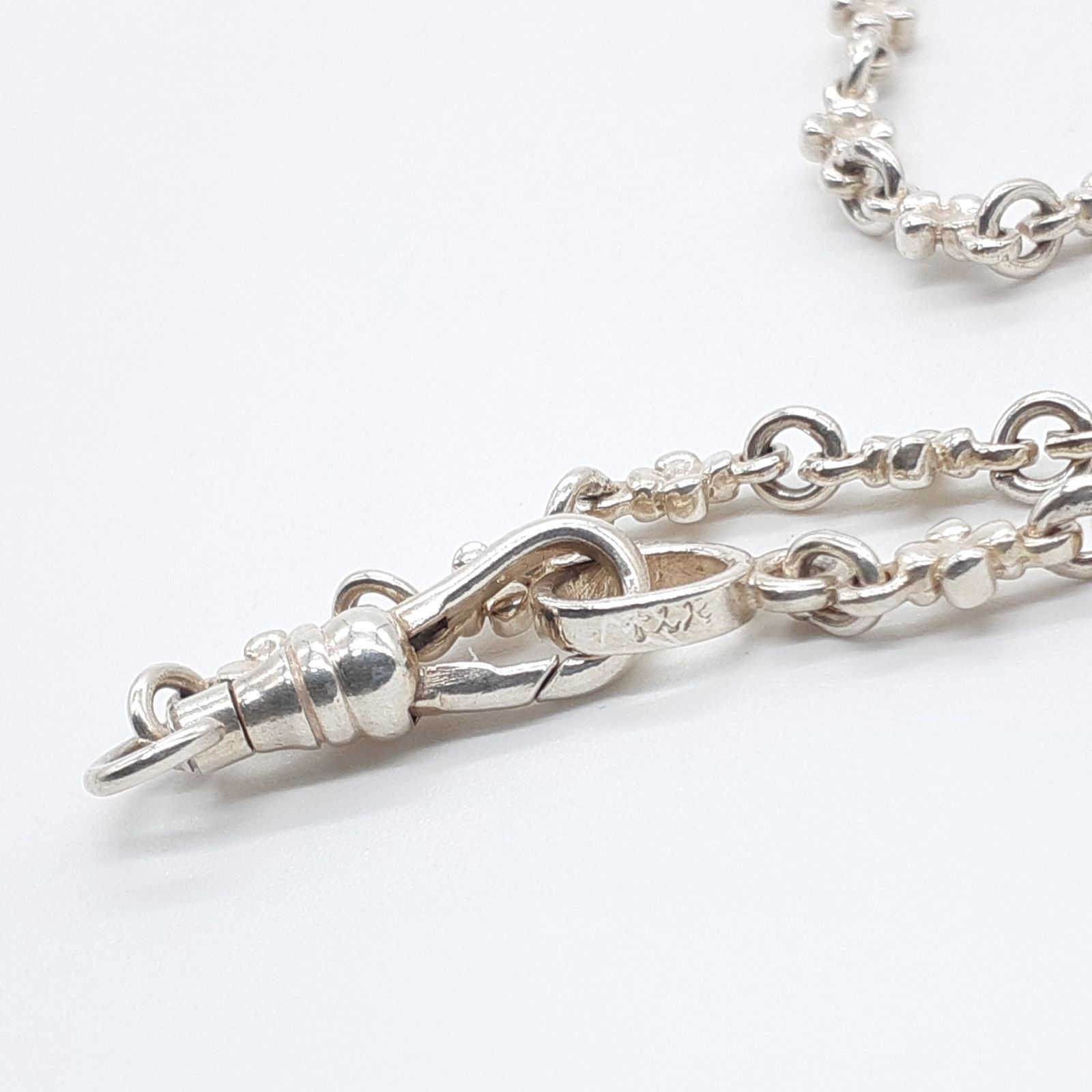 Loree Rodkin ローリーロドキン ネックレス TINY CLOVER CROSS SILVER