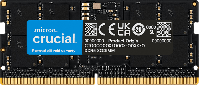 Crucial 32GB DDR5-4800 SODIMM | CT32G48C40S5 | Crucial JP