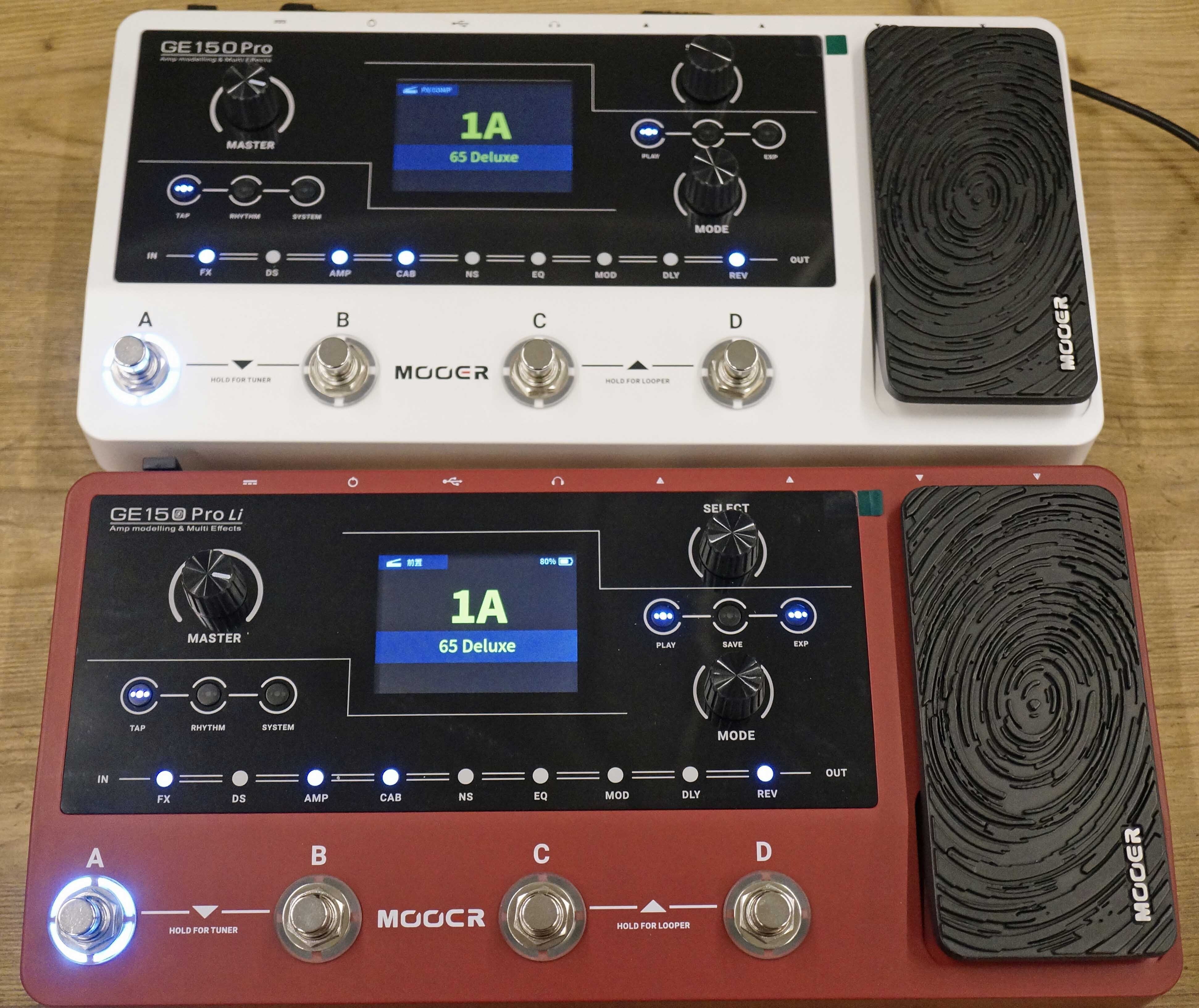 機能的かつお手頃マルチエフェクター！Mooer GE150 Pro / GE150 Pro Li