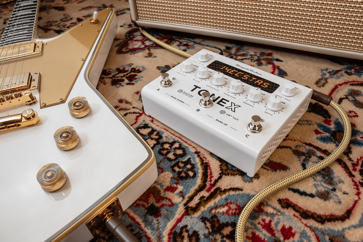 TONEX Pedalの2周年記念モデルが、限定色（ホワイト）を纏って登場