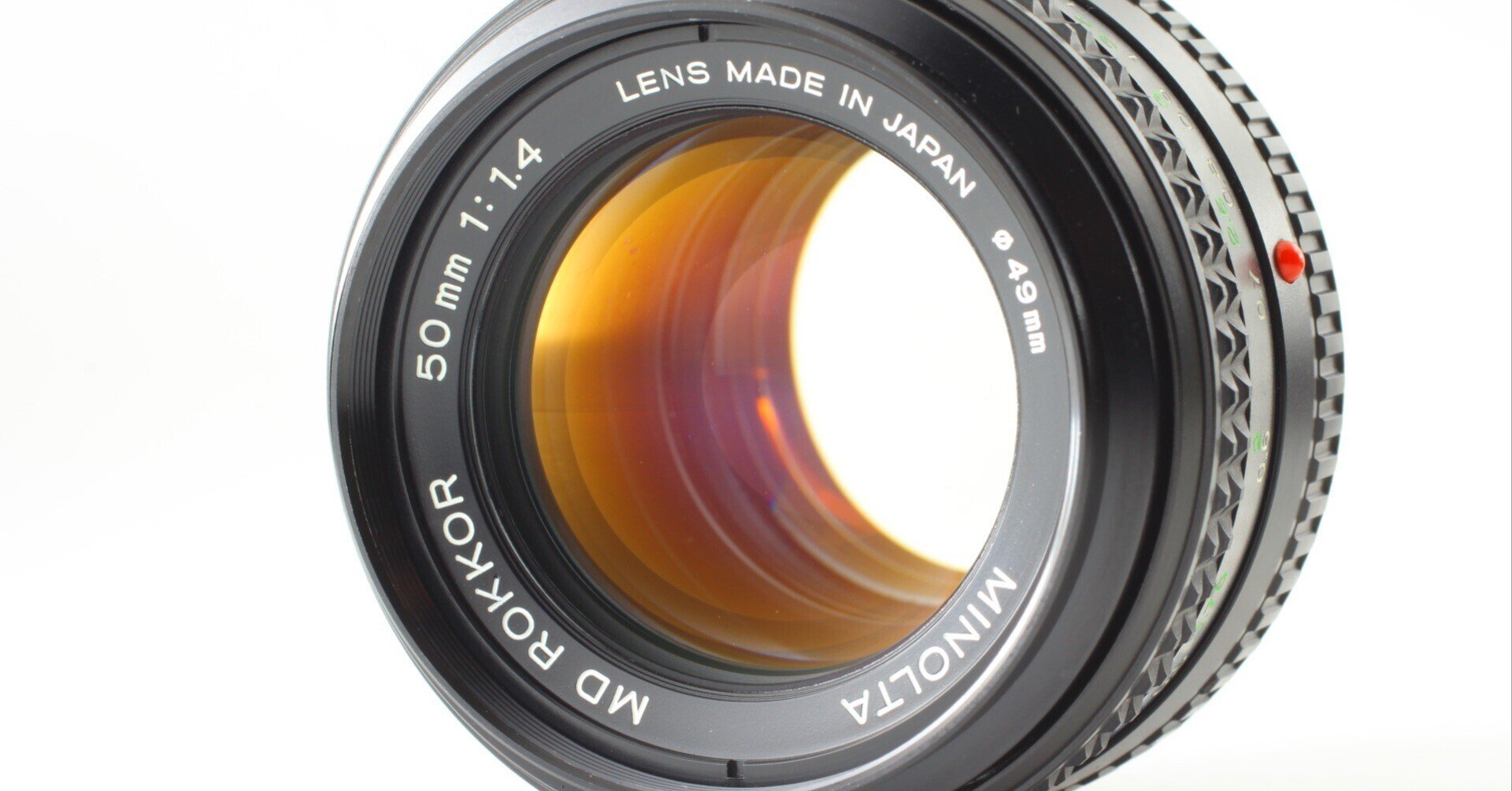 Minolta MD Rokkor 50mm F/1.4の分解｜フィルムカメラ修理のアクアカメラ