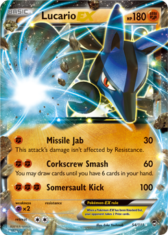 Lucario-EX | XY—Furious Fists | TCG Card Database
