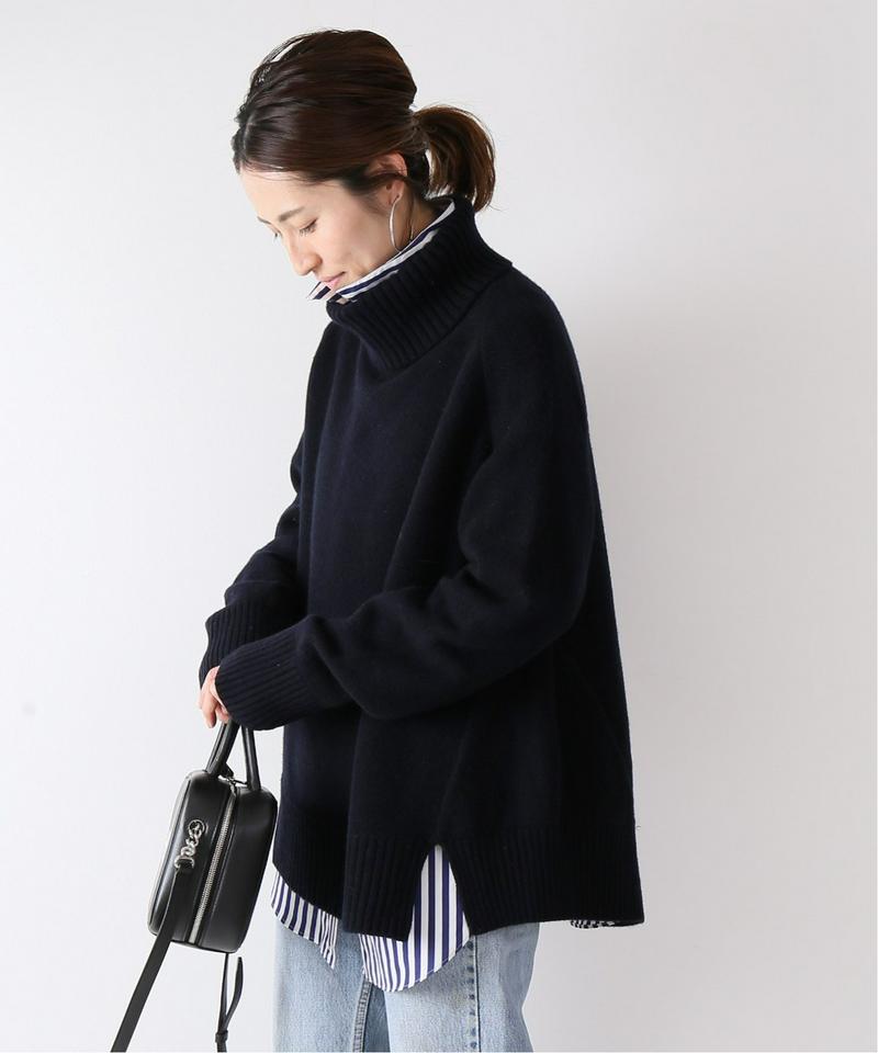 FRAMeWORK(フレームワーク)の「W/Caタートルロングプルオーバー