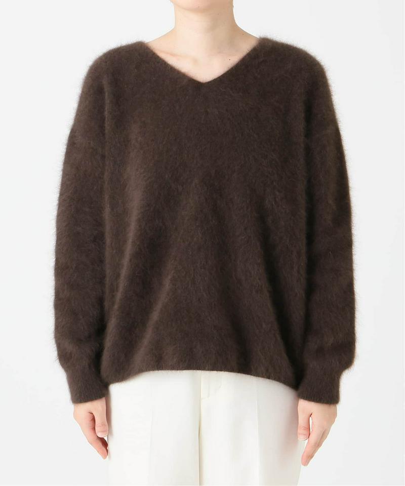 NOBLE(ノーブル)の「ラクーンニットVネックプルオーバー◇（NOBLE
