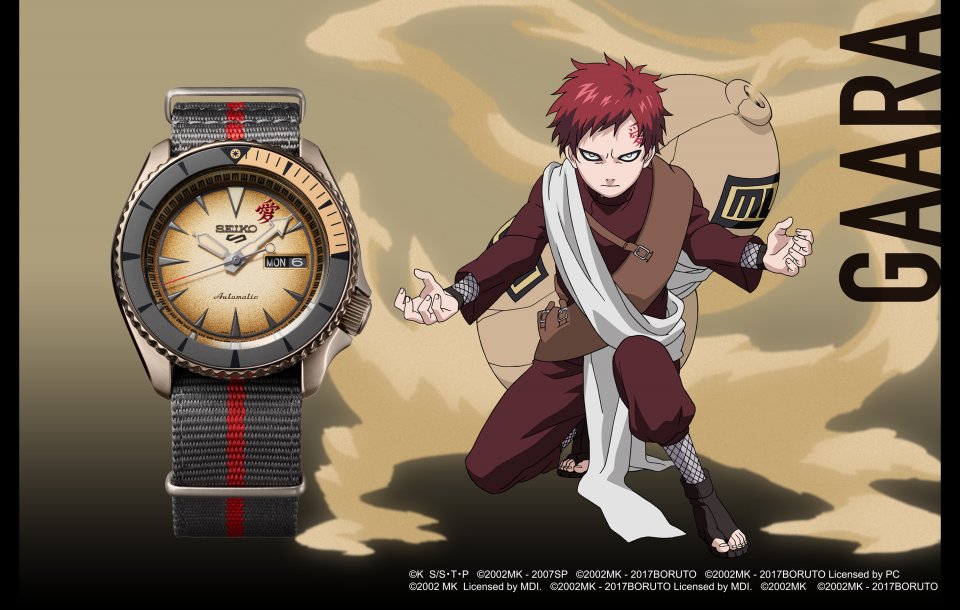 セイコー 5スポーツ から、TVアニメ「NARUTO-ナルト-」「BORUTO-ボルト