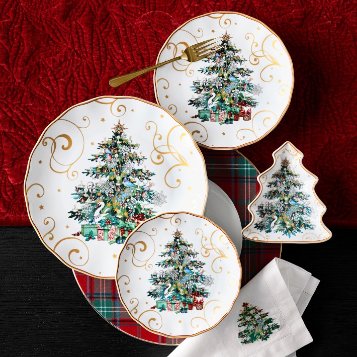 Twas the Night Before Christmas Dinner Plate Set - Set of 4