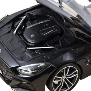 2019 BMW Z4 Convertible Black Metallic 1/18 Diecast Model Car by