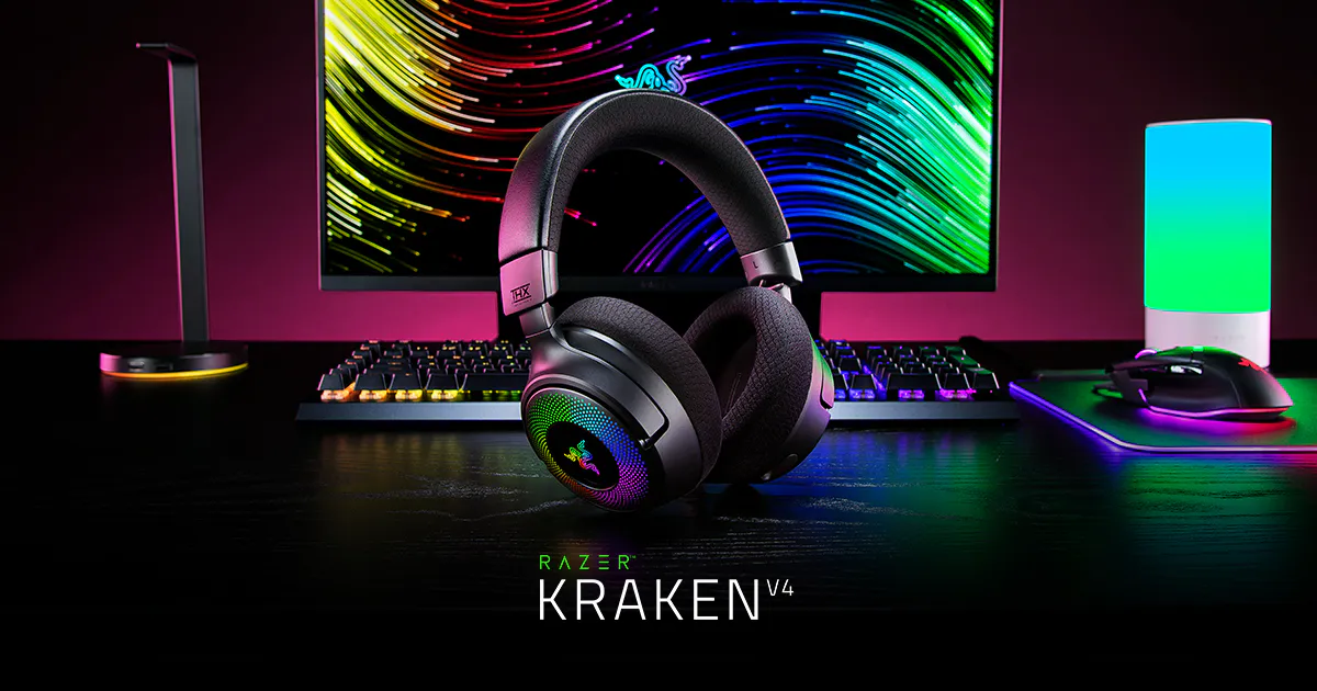 Razer Kraken V4 ワイヤレスゲーミングヘッドセット | Razer 日本