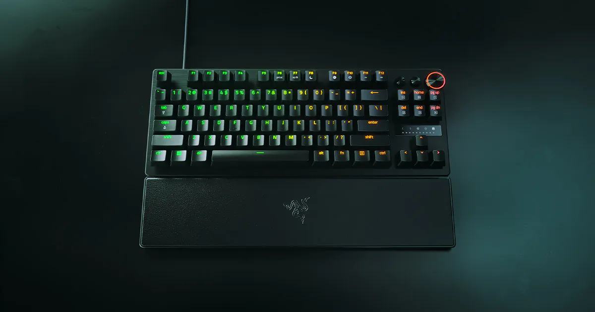 ゲーミング用 TKL キーボード - Razer Huntsman V3 Pro Tenkeyless