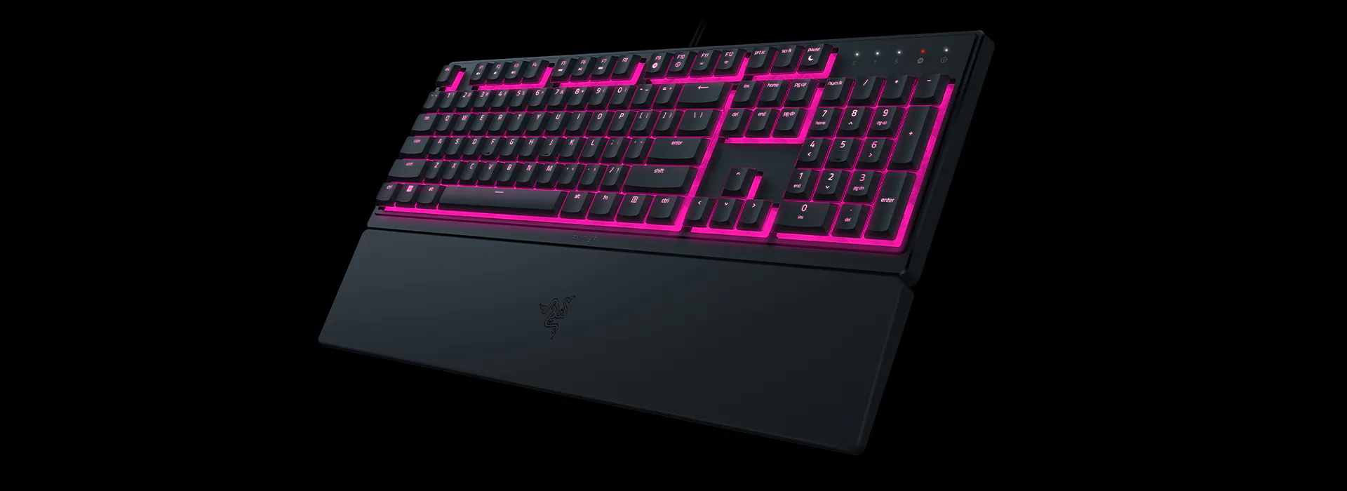 エルゴノミック静音ゲーミングキーボード - Razer Ornata V3 X | Razer