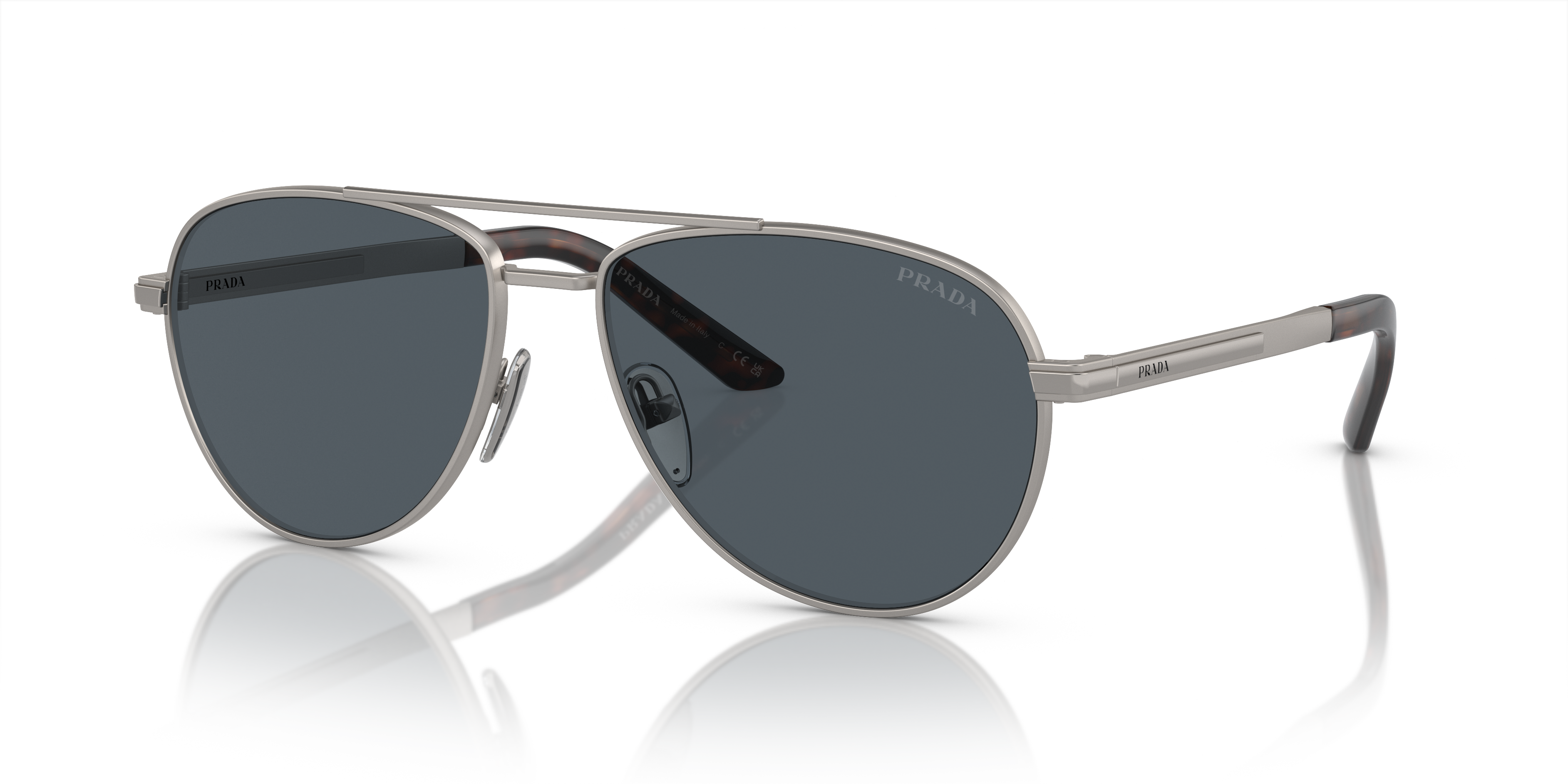 Prada PR A54S XXL (60 - 16) with Grey lenses and Grey frame