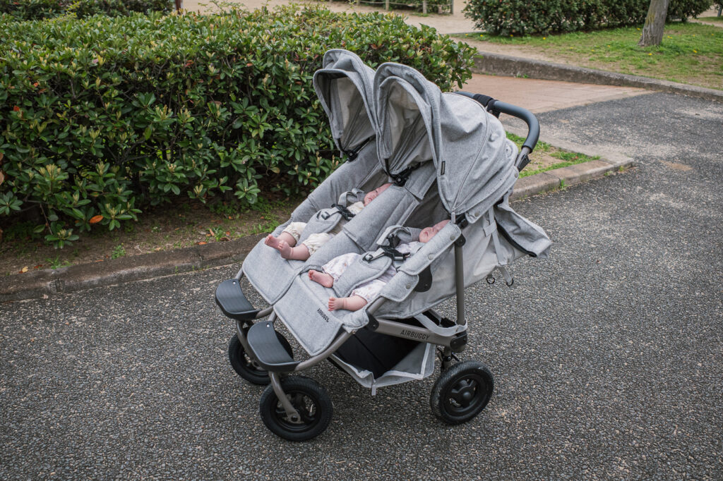 エアバギー ココダブルを実際に使ってレビュー！双子ベビーカーの定番
