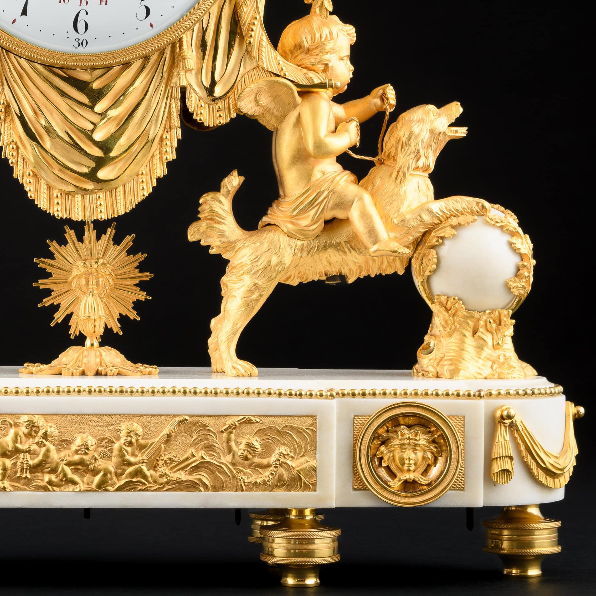 Louis XVI period mantel clock 