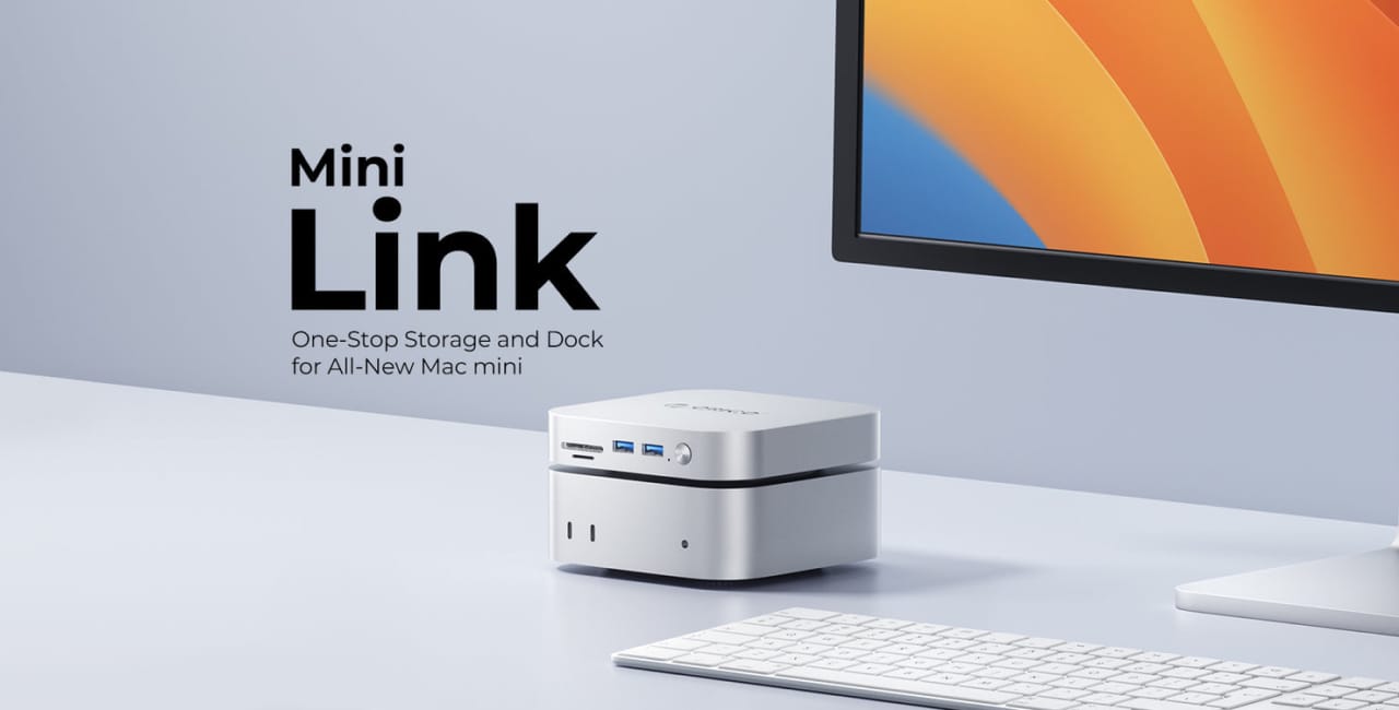 ORICO、Mac mini (2024)に最大2基のNVMe SSDやUSB-A、microSD/SDカード