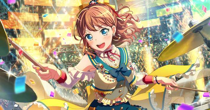 バンドリ！ガルパ】[ワクワクなひととき]山吹沙綾のスキルとイラスト