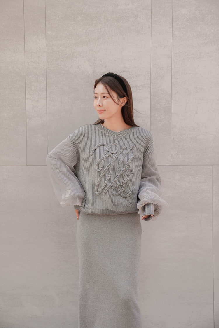 APRILY / ロゴニットセットアップ