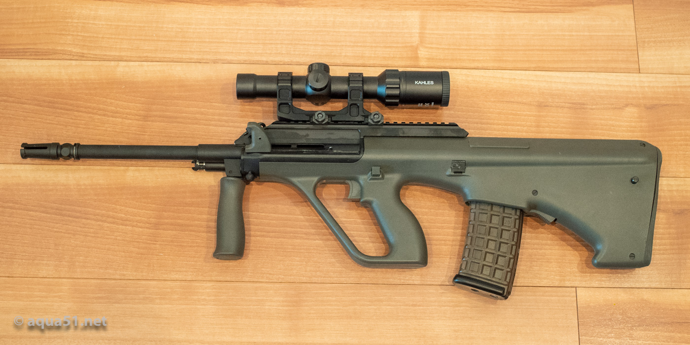 GHK Steyr AUG トップレールに交換しました | aqua5150 gear review