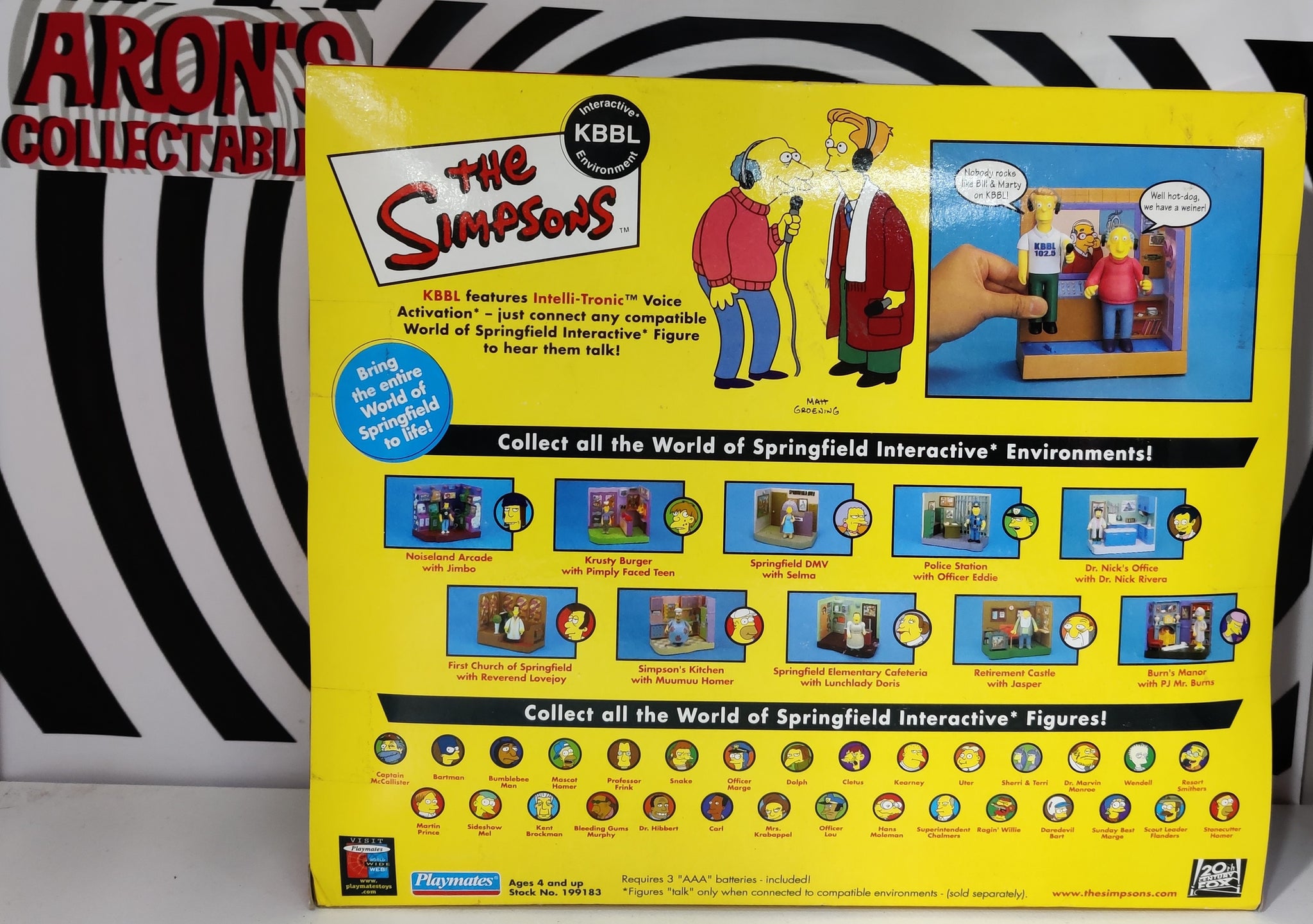 The Simpsons KBBL Radio Station Action Figure Set – Arons Collectables