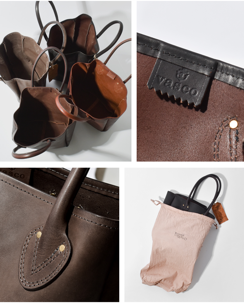 VASCO ヴァスコ OLD OIL レザー オールド トートバッグ ミディアム