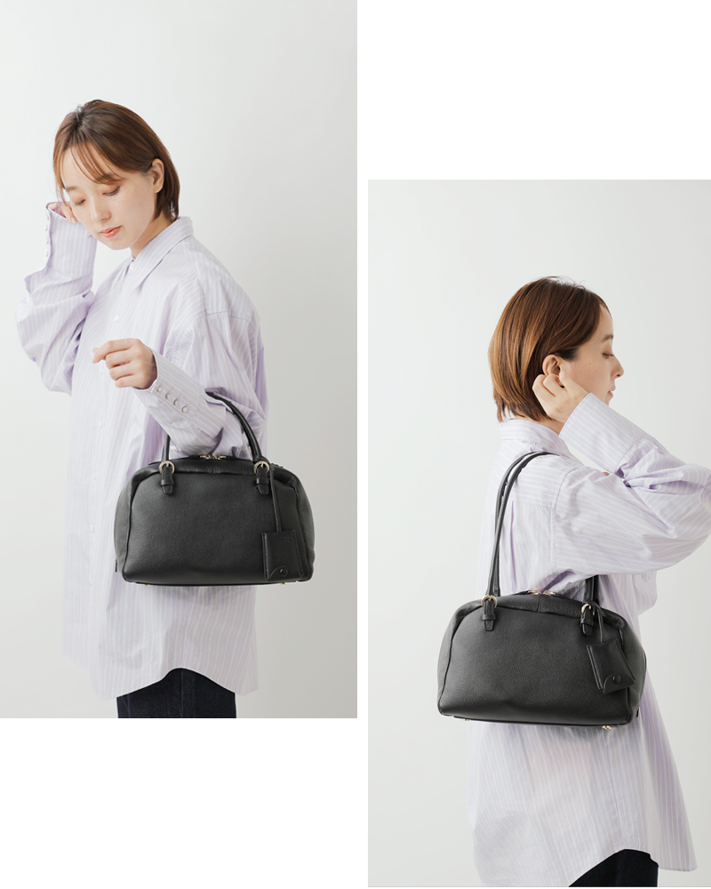 story. ストーリー カウレザー 2way スイッチハンドル ボストンバッグ