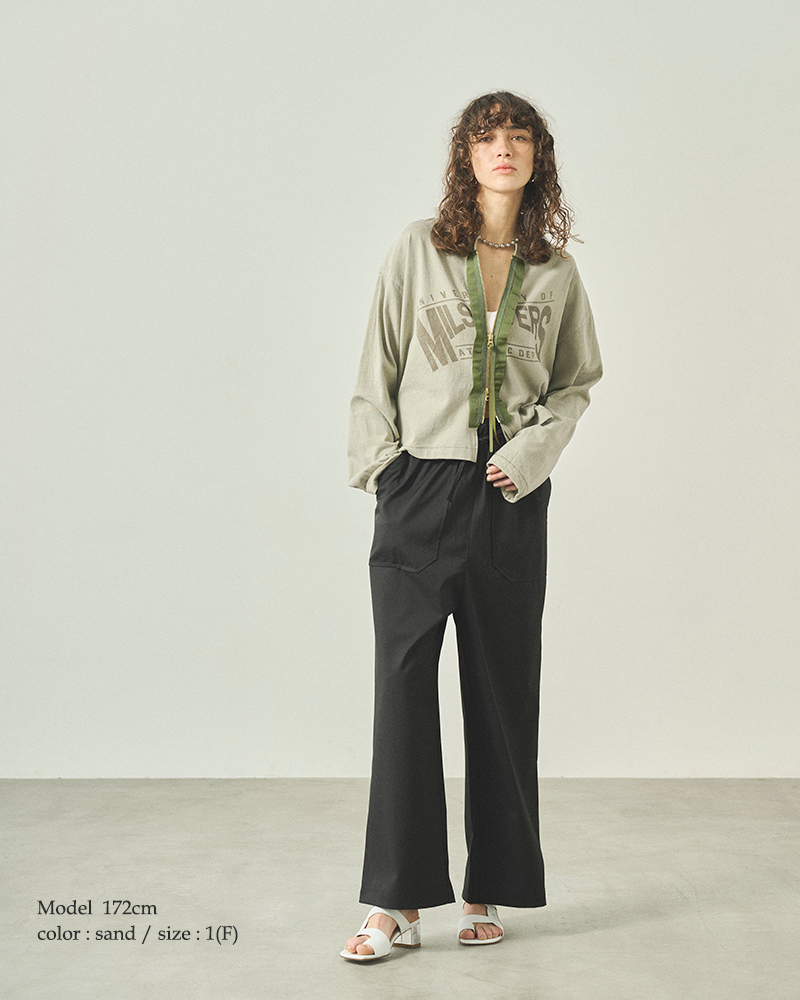 50%OFF】kha:ki カーキ コットン リメイク Tシャツ カーディガン