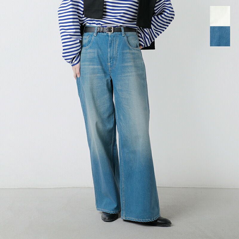 50%OFF】Shinzone シンゾーン ロビンソン ワイド デニム パンツ