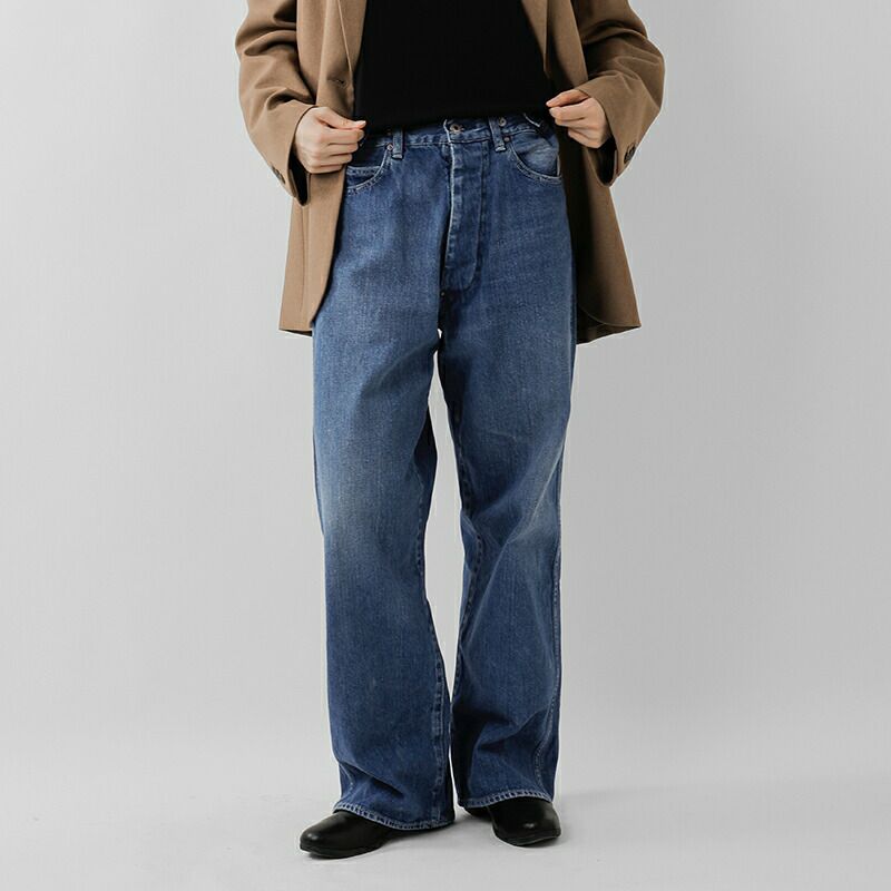 chimala チマラ 12oz ウエスト アジャスタブル デニム パンツ cs40