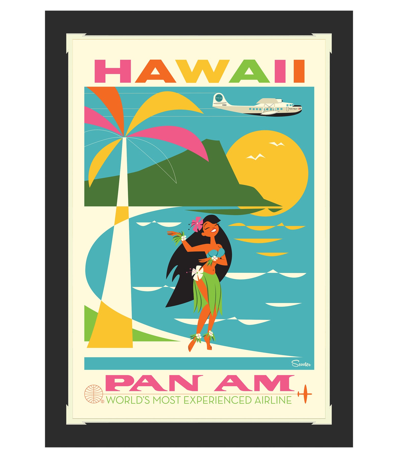 PAN AM Hawaii Poster – Art of Scooter