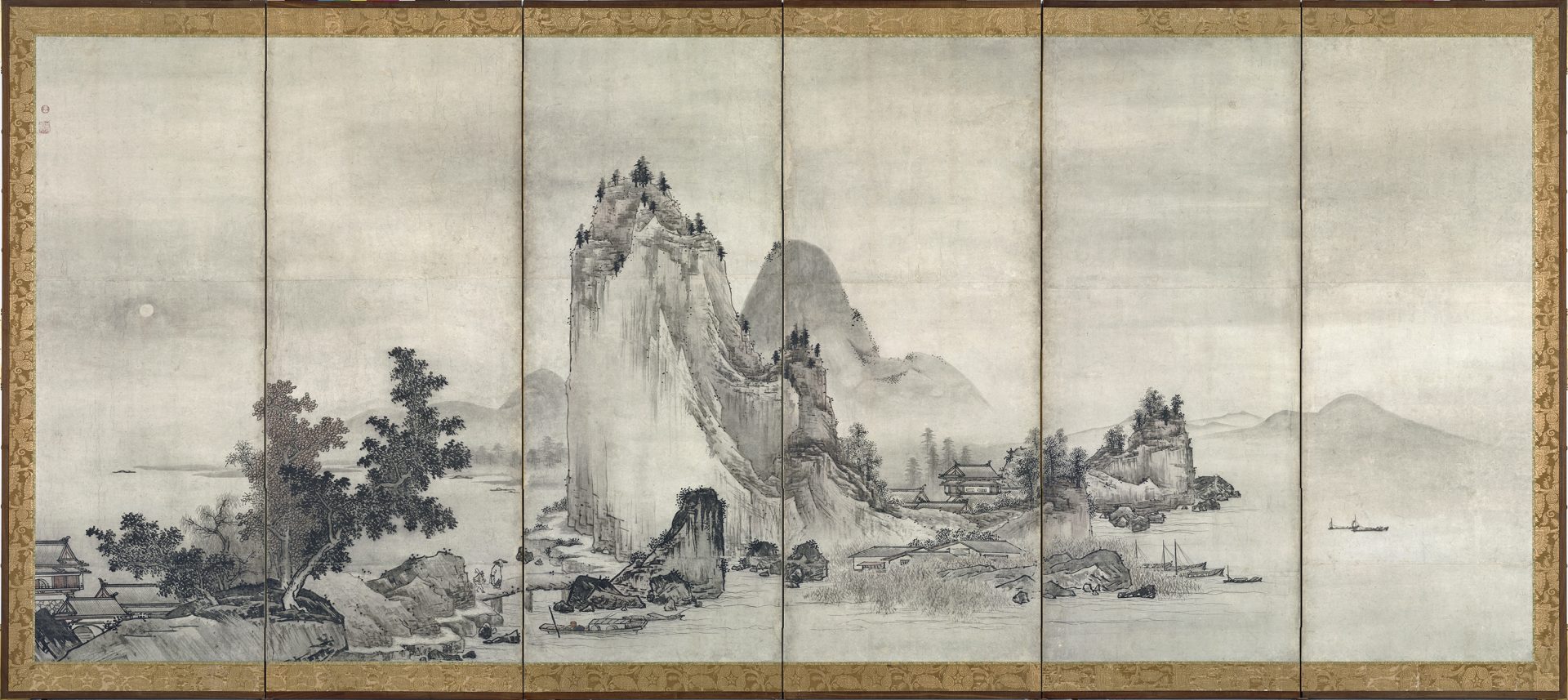 雲谷等顔《山水図屏風》広大無辺の型──「河合正朝」：アート