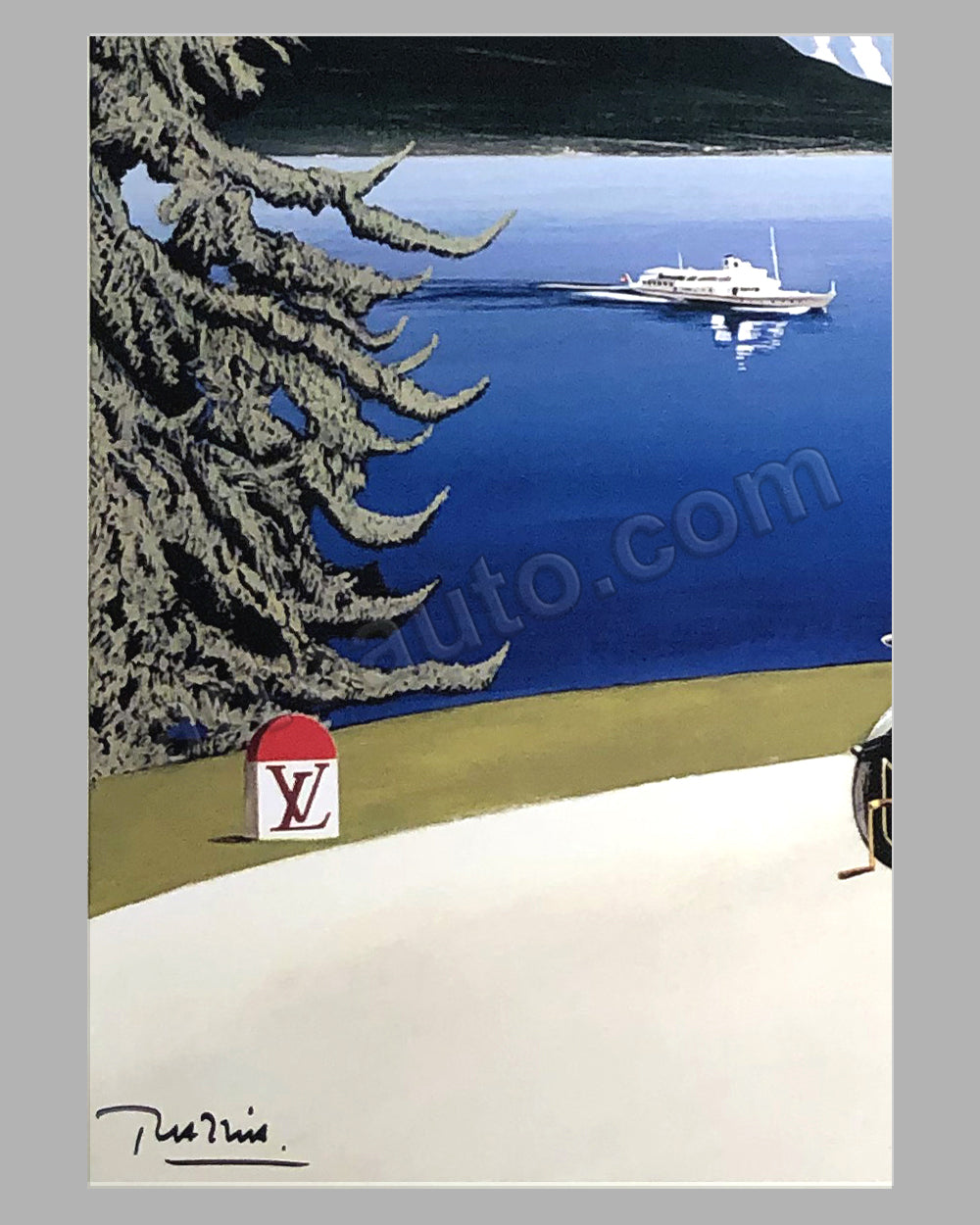 Tour du Léman 1996 Large Poster by Razzia - l'art et l'automobile