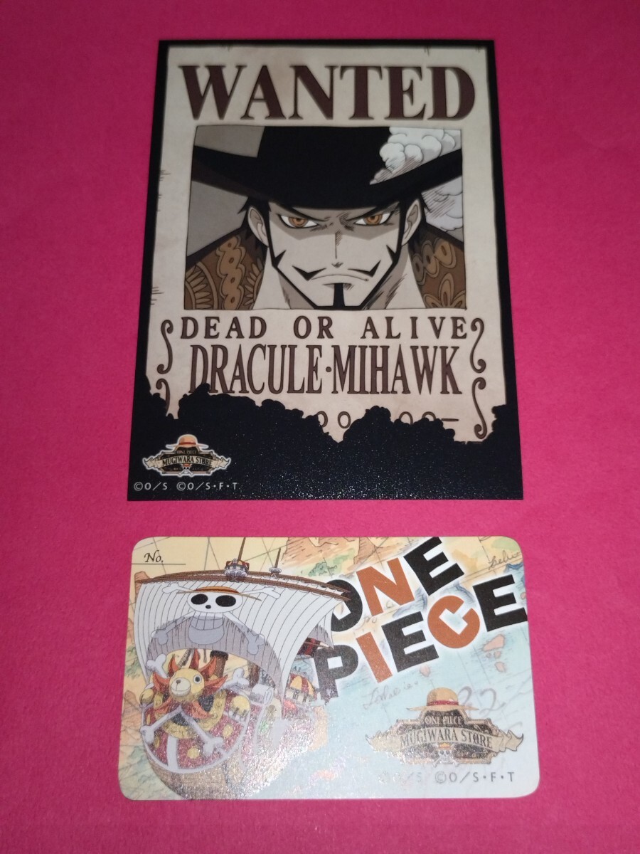 ONE PIECE ワンピース 麦わらストア限定 非売品 手配書 ブロマイド